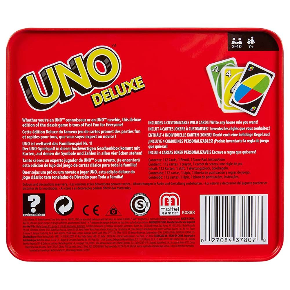 Games And Puzzles - Uno Deluxe