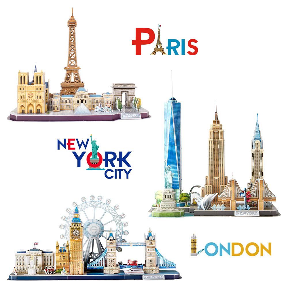 Cubicfun - City Line London 3D Puzzle 107pcs