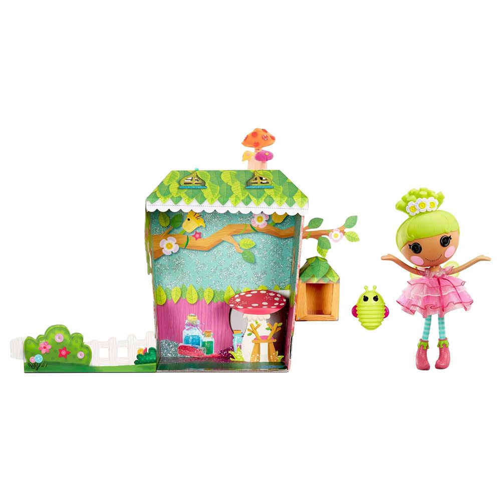 Lalaloopsy - 13-inch Large Doll Pix E Flutters With Pet