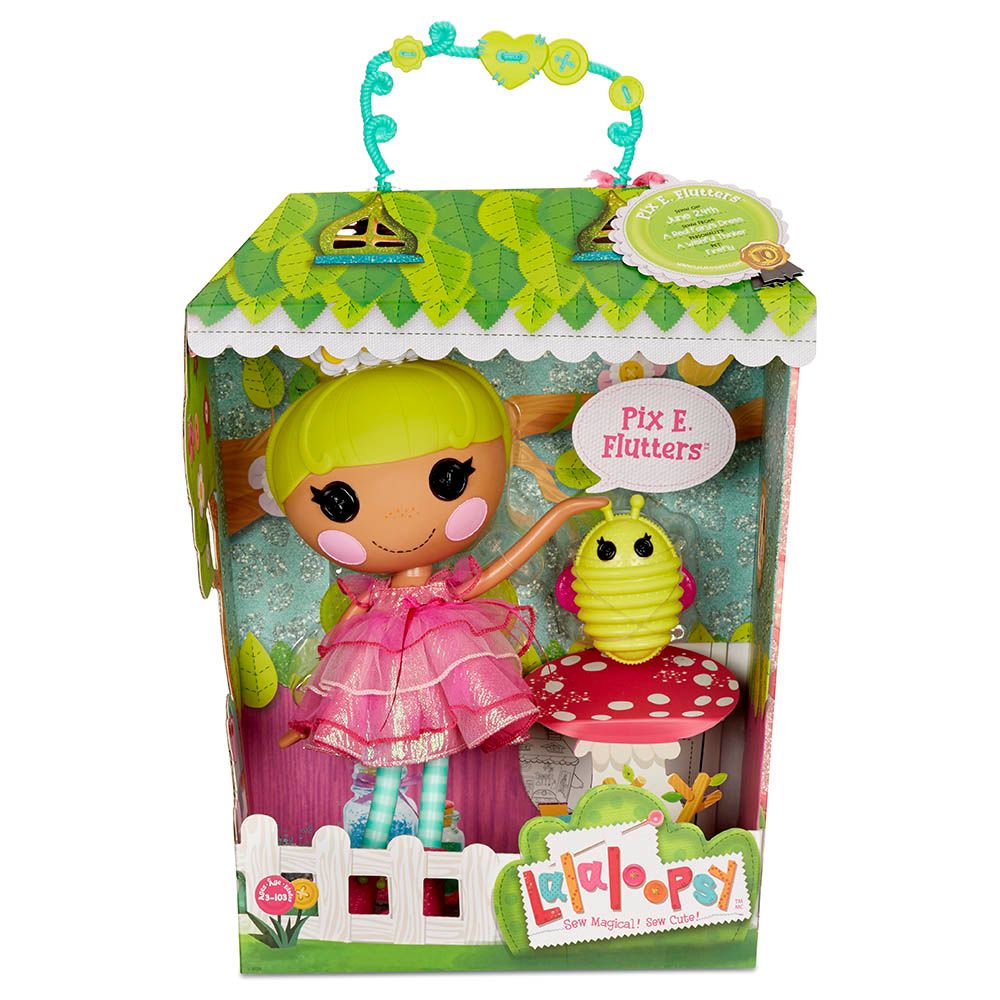 Lalaloopsy - 13-inch Large Doll Pix E Flutters With Pet