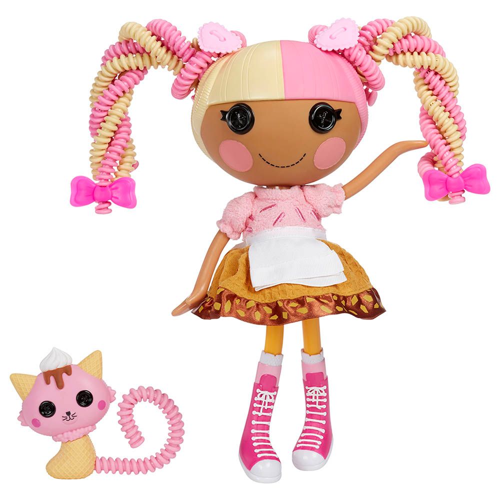 Lalaloopsy - 7-inch Silly Hair Doll Scoops Wafflecone w/ Pet