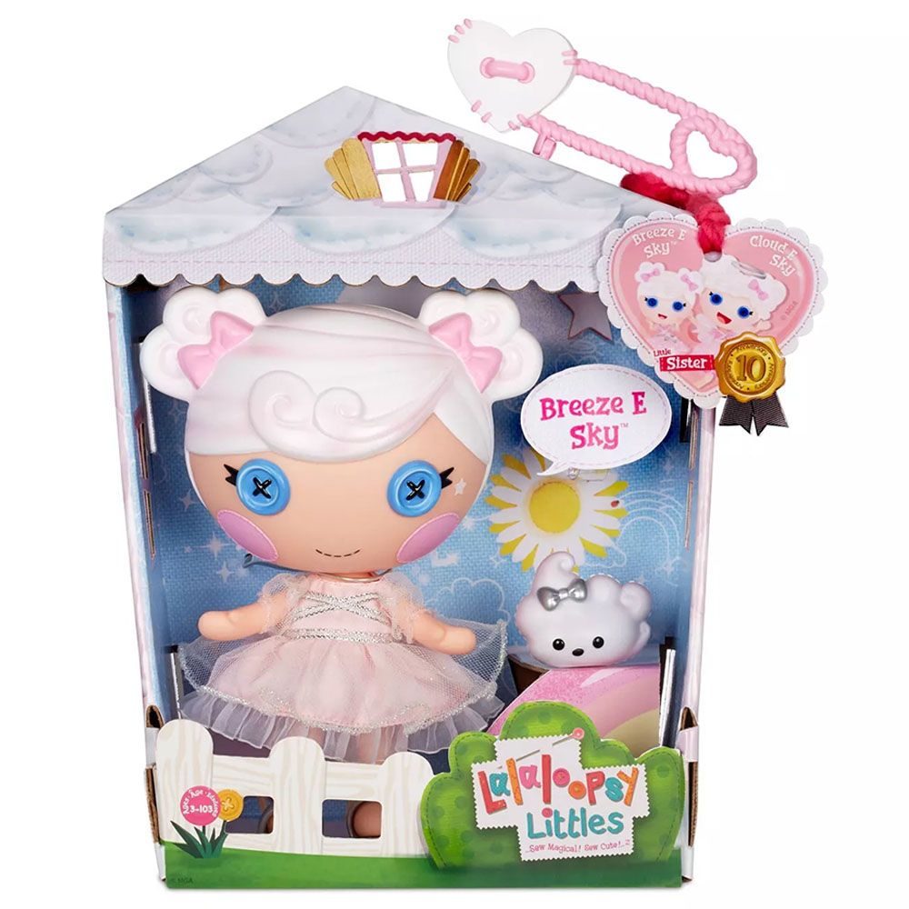 Lalaloopsy - 7-inch Littles Doll Breeze E. Sky With Pet