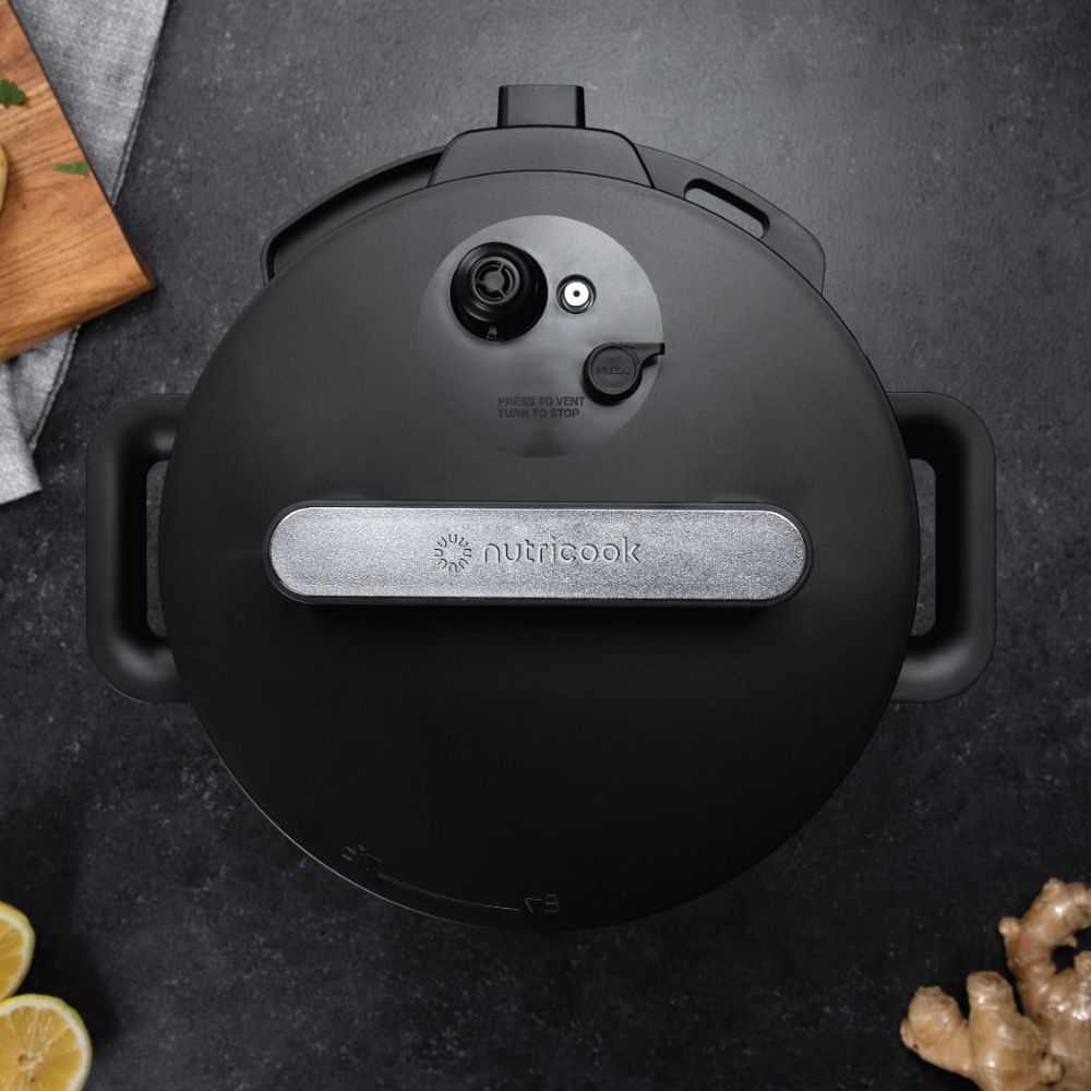 Nutricook - 9-in-1 Smart Pressure Cooker 8L, 1200W - Black