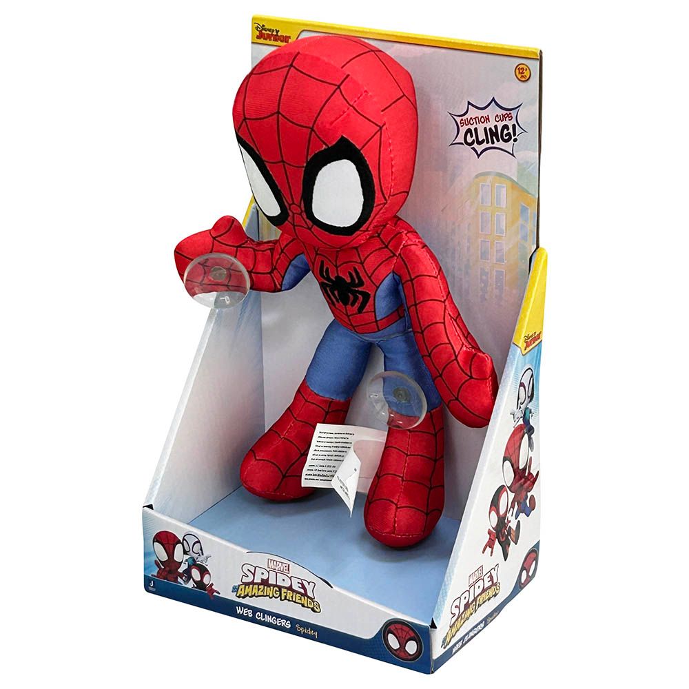 Spiderman - Spidey N Friends Little Plush Web Clingers - 9-Inch