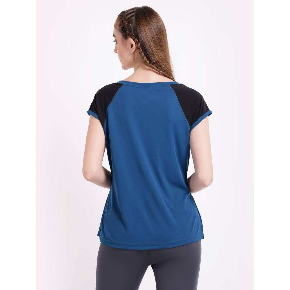 Studioactiv - Black Feel Free Tee Curvy - Teal