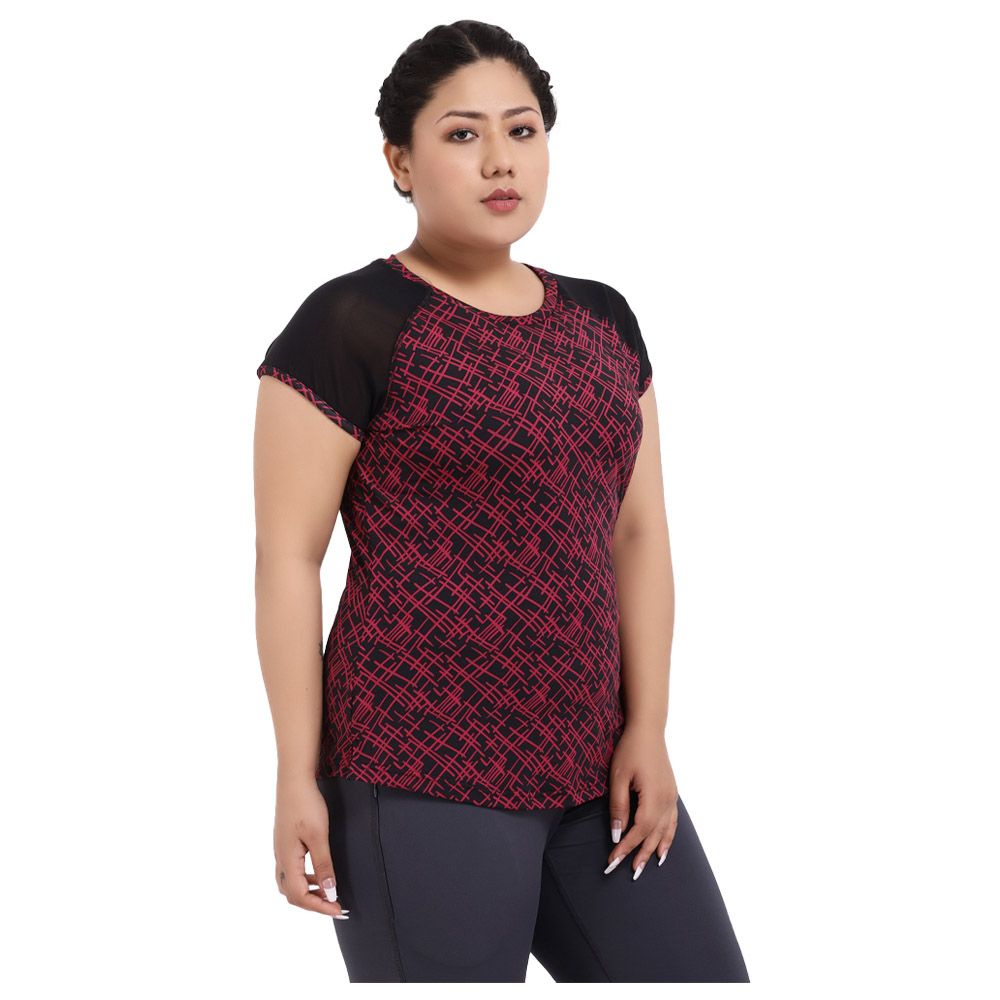 Studioactiv - Picture Perfect Tee Curvy - Wine