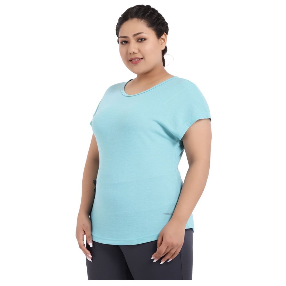 Studioactiv - I Like It Cool Tee Curvy - Turquoise