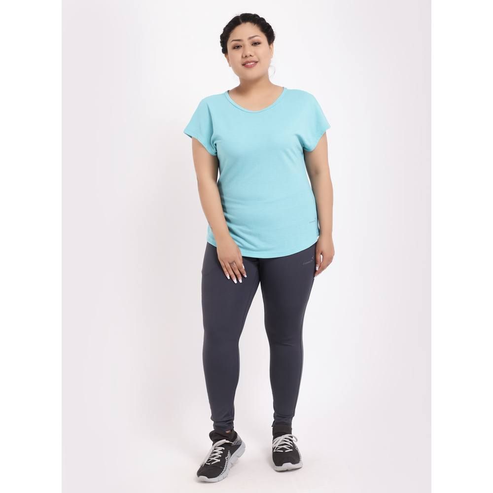 Studioactiv - I Like It Cool Tee Curvy - Turquoise