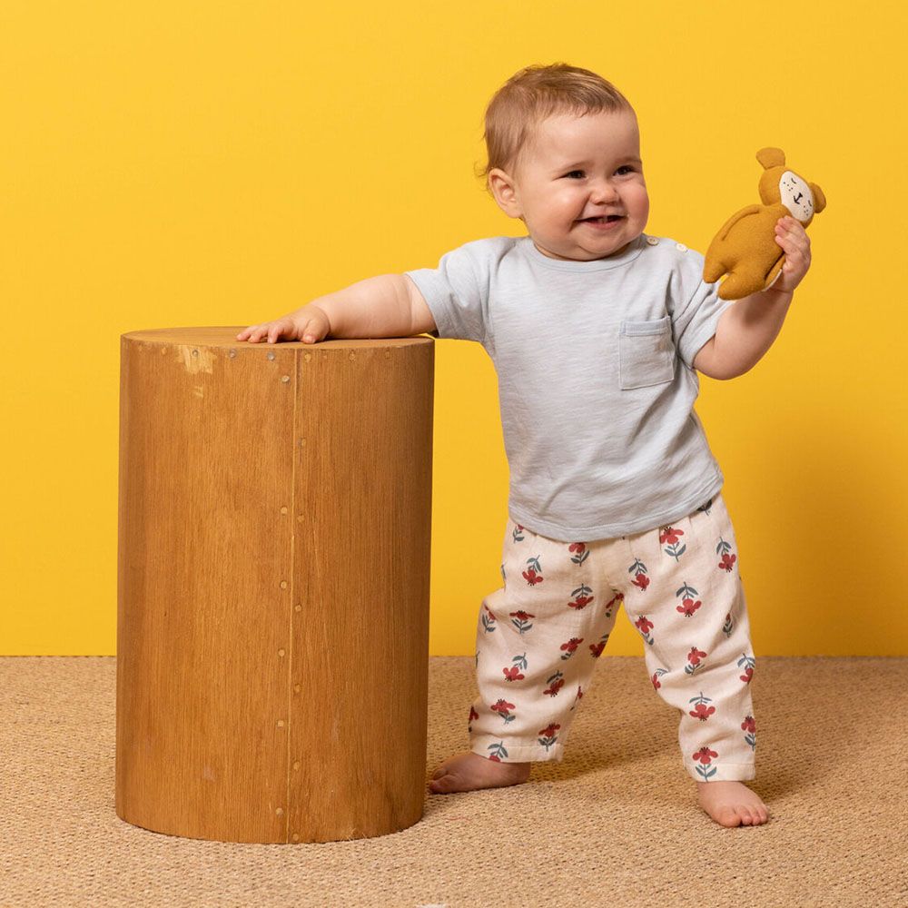 Petit Bateau - Baby's Patterned Cotton Gauze Trousers