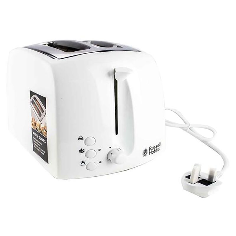 Russell Hobbs - 2 Slice Textures Toaster - White