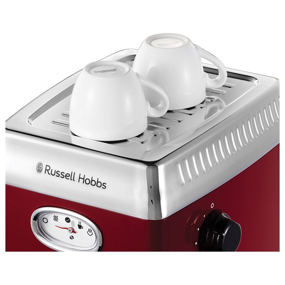 Russell Hobbs - Retro Espresso Maker - Red