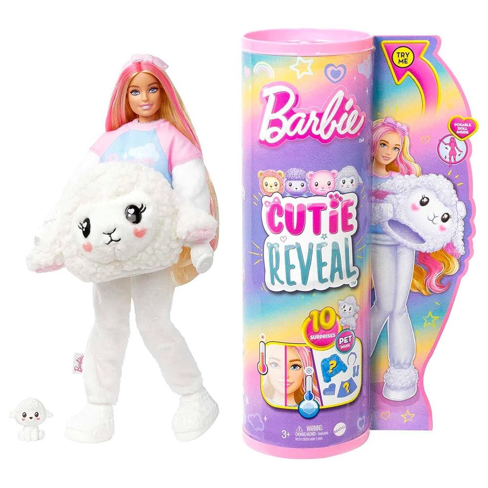 Barbie - Cutie Reveal Barbie Cozy Tees Series - Lamb