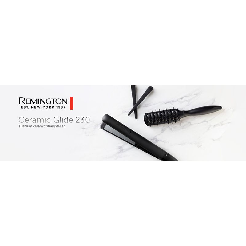 Remington - Ceramic Glide Hair Straightener 230 - Black