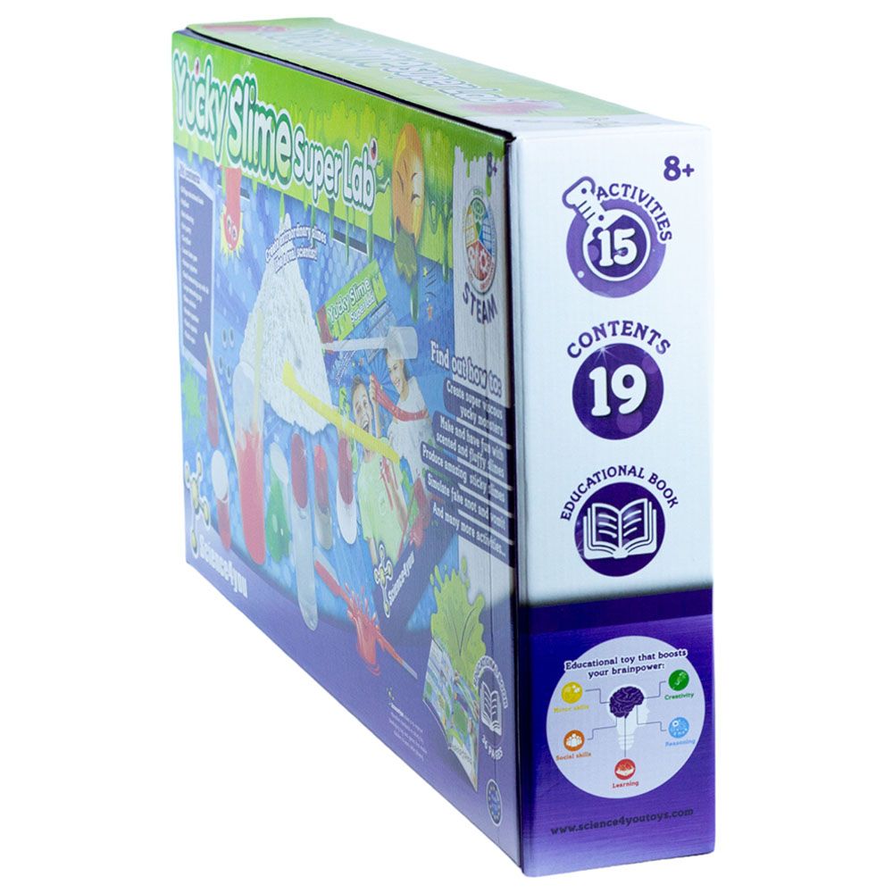 Science4you - Yucky Slime Super Lab Steam Kit