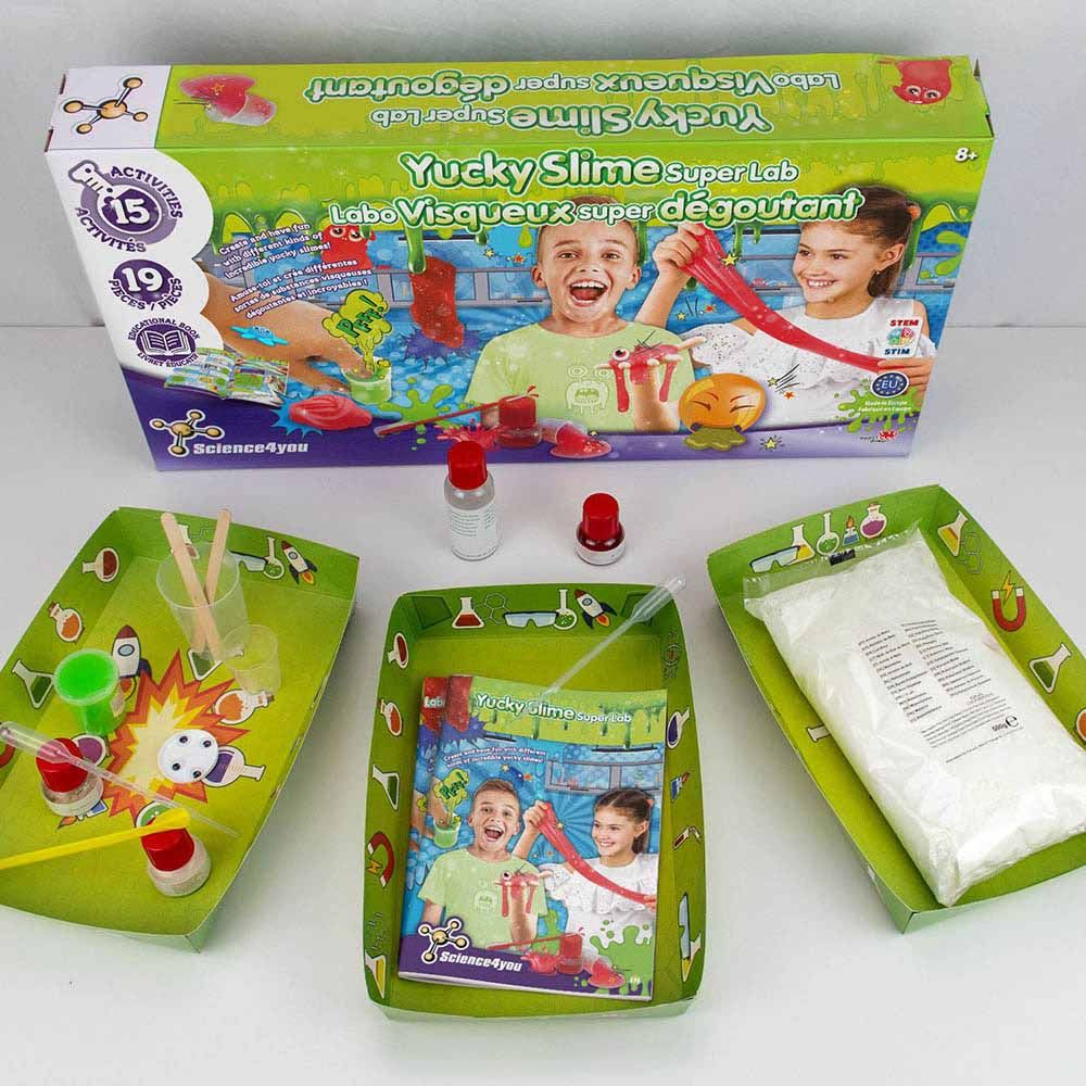 Science4you - Yucky Slime Super Lab Steam Kit