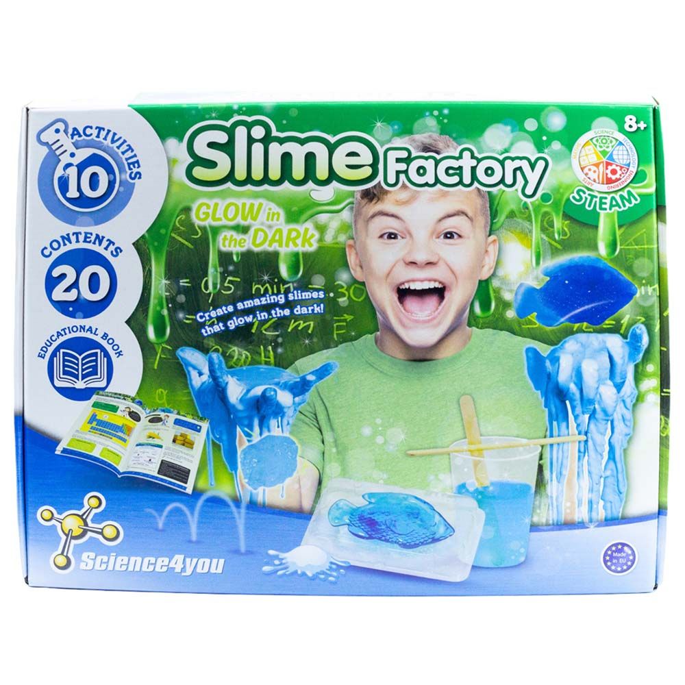 Science4you - Slime Factory Glow in the Dark Steam Kit