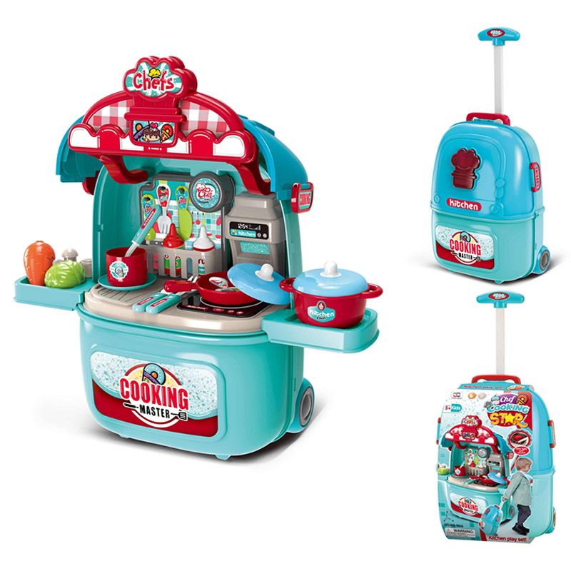 Xiong Cheng - 2-In-1 Kitchen Play Set - Blue