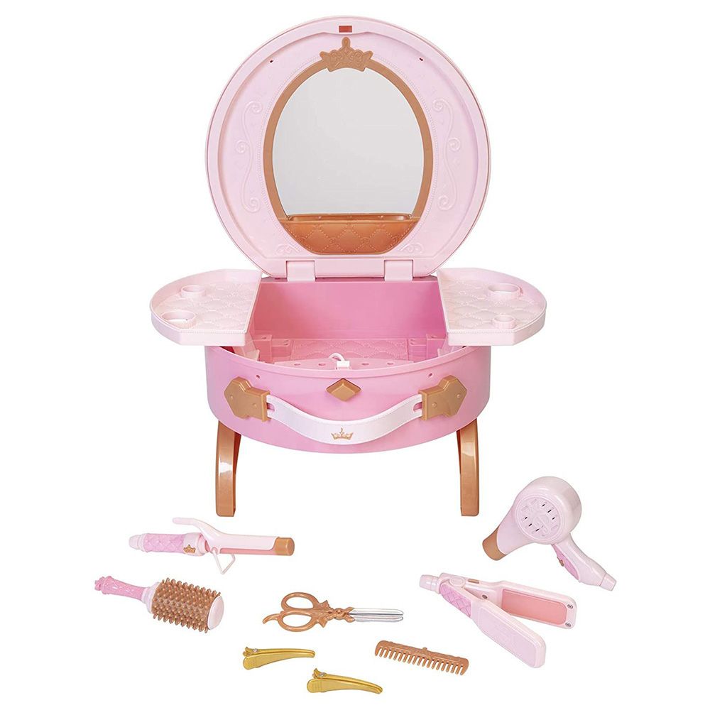 Jakks Pacific - Disney Princess Style Travel Vanity - Pink