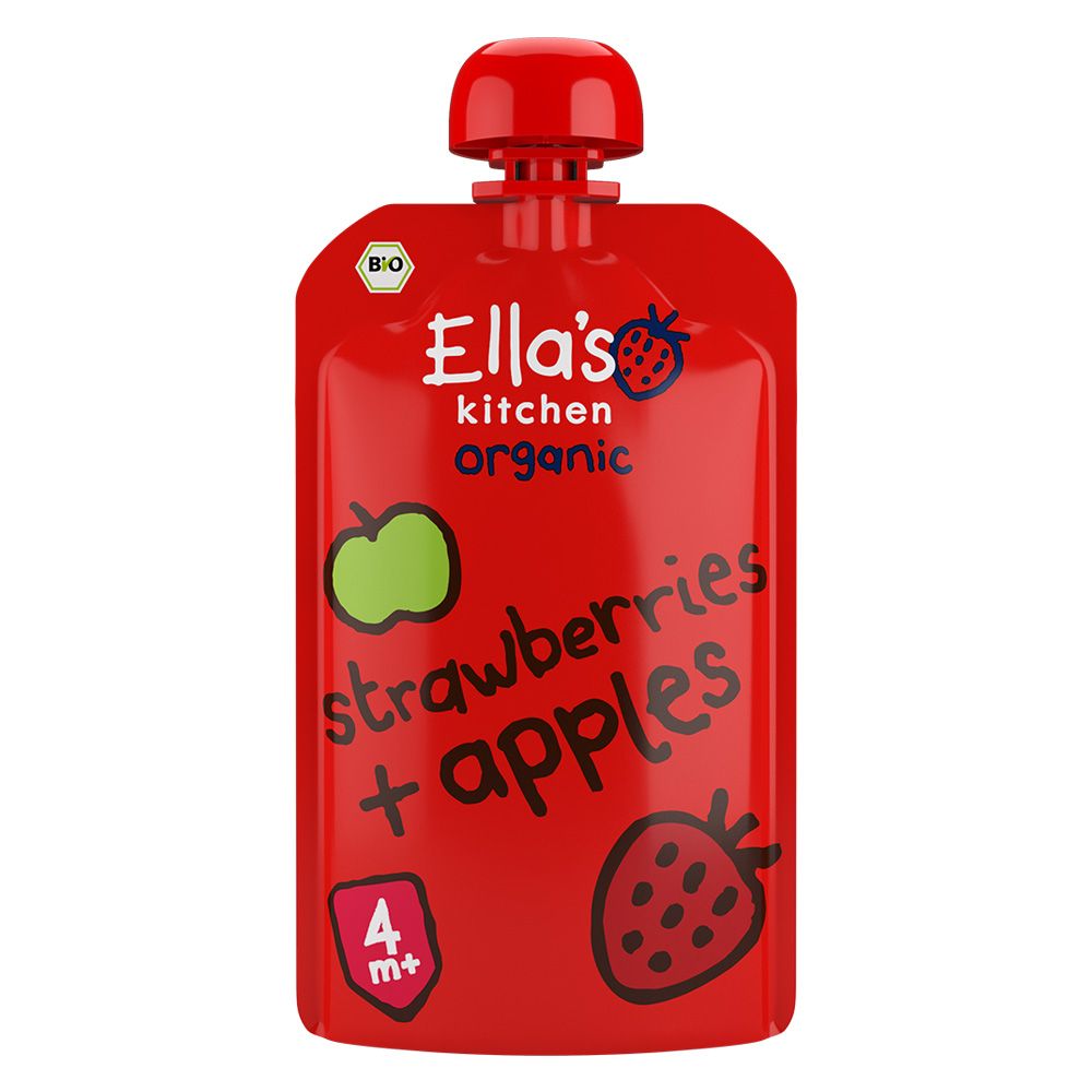 Ella's Kitchen - Strawberries + Apples 120g