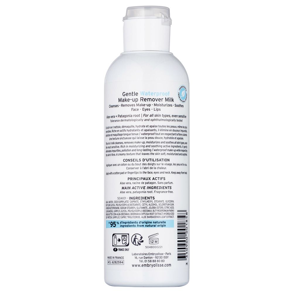 Embryolisse - Gentle Waterproof Make-Up Remover Milk - 200ml