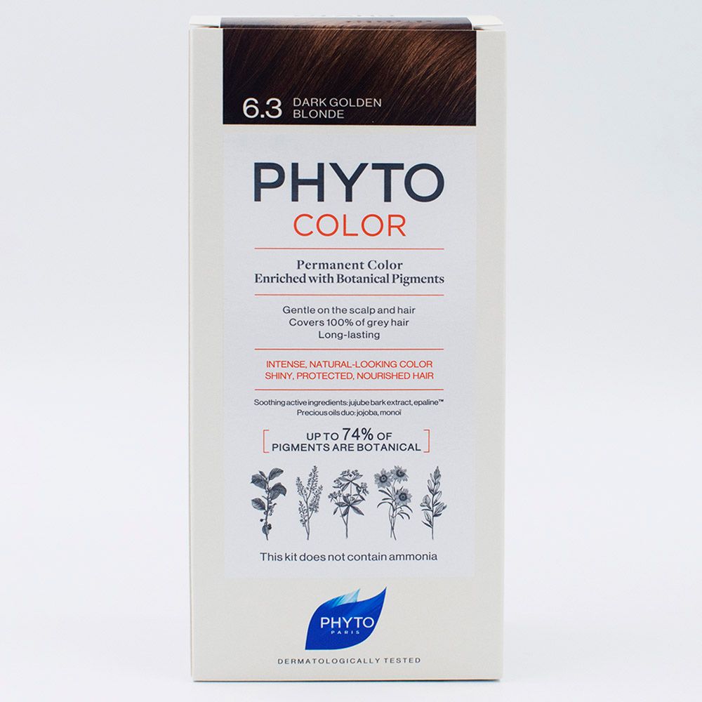 Phyto - Hair Colour 6.3 Dark Golden Pack Of 2