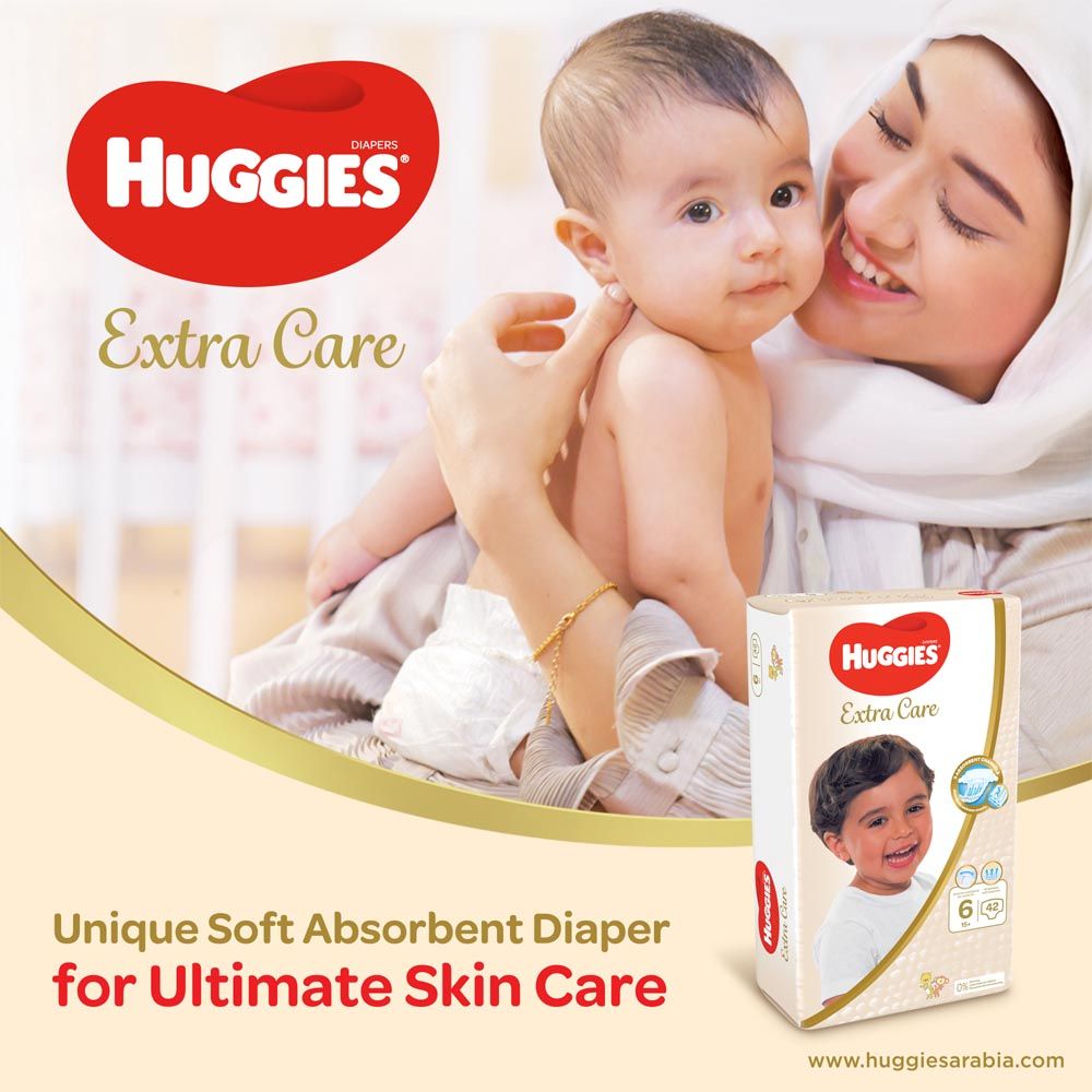 Huggies - Extra Care, Size 3, 4 - 9 kg, Jumbo Pack, 76 Diapers