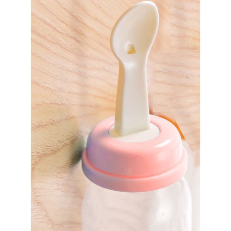 Amchi Baby - Feeding Bottle w/ Spoon & Portable Milk Powder Box - Blue