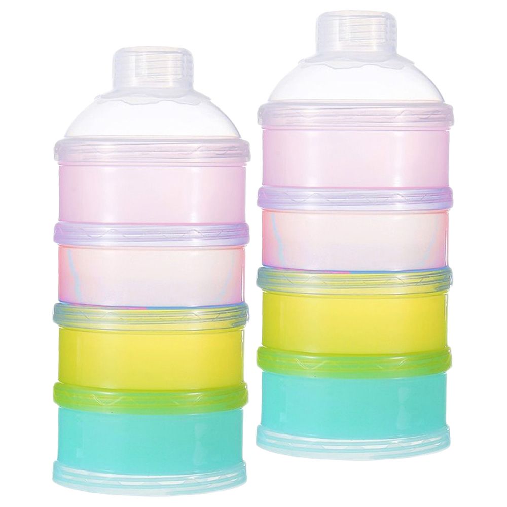 Amchi Baby - Milk Powder Container - Pack Of 3 - Pink