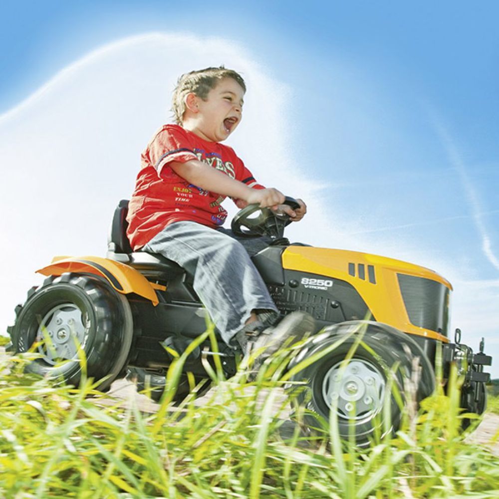 Rolly Toys Ride-on JCB Pedal Farm Tractor + Adjustable Seat