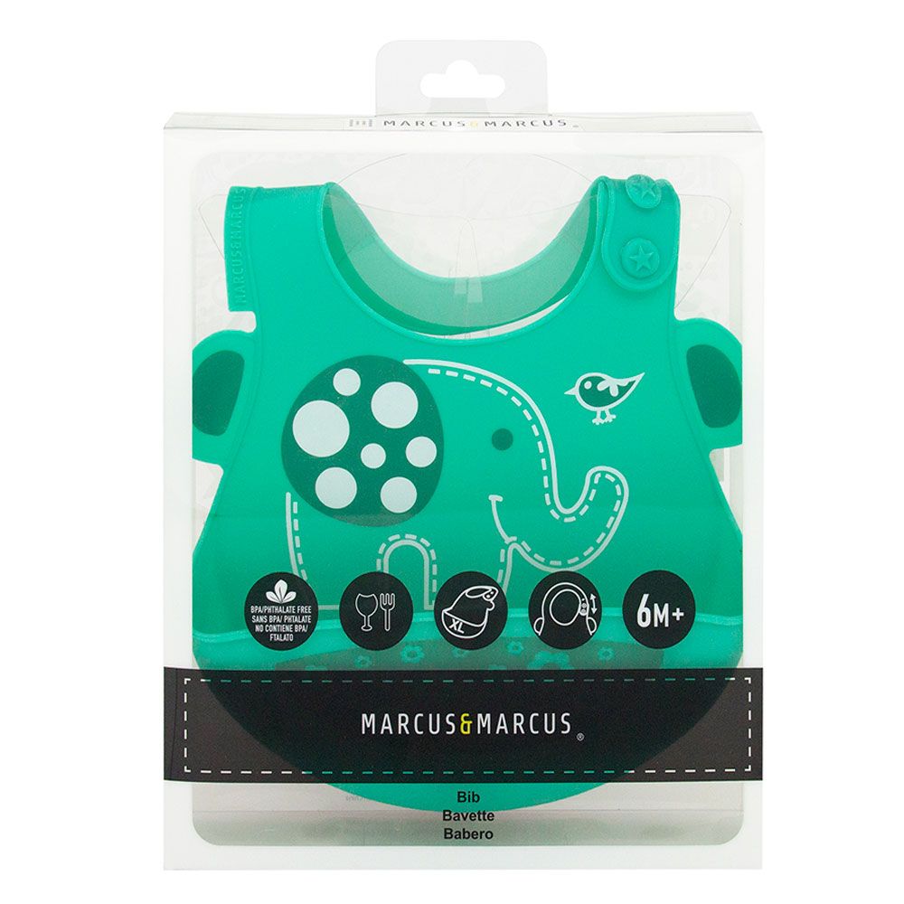 Marcus & Marcus - Silicone Baby Bib - Ollie