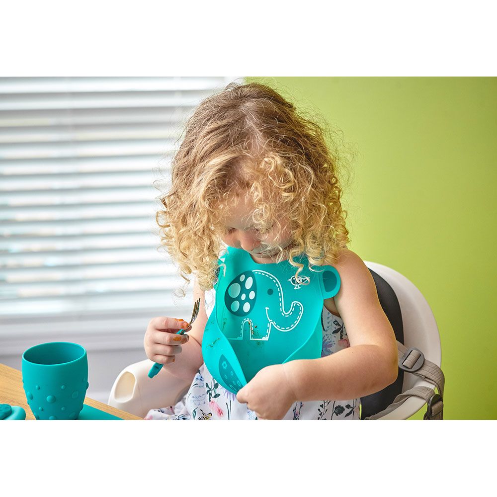 Marcus & Marcus - Silicone Baby Bib - Ollie