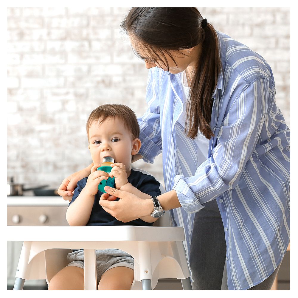 Marcus & Marcus - Silicone Fresh Food Feeder and Popsicle Set - Ollie