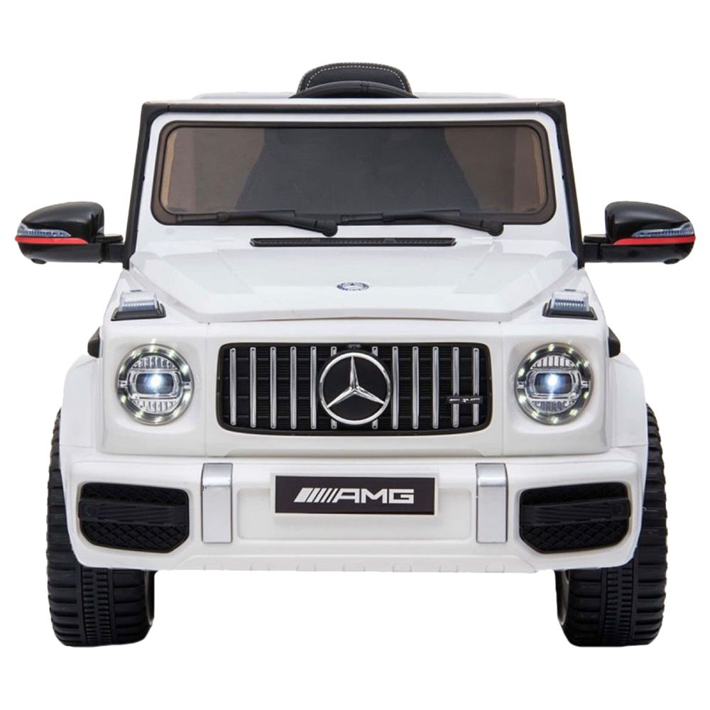 Mercedes - 12V Mercedes G63 Ride On Jeep - White 