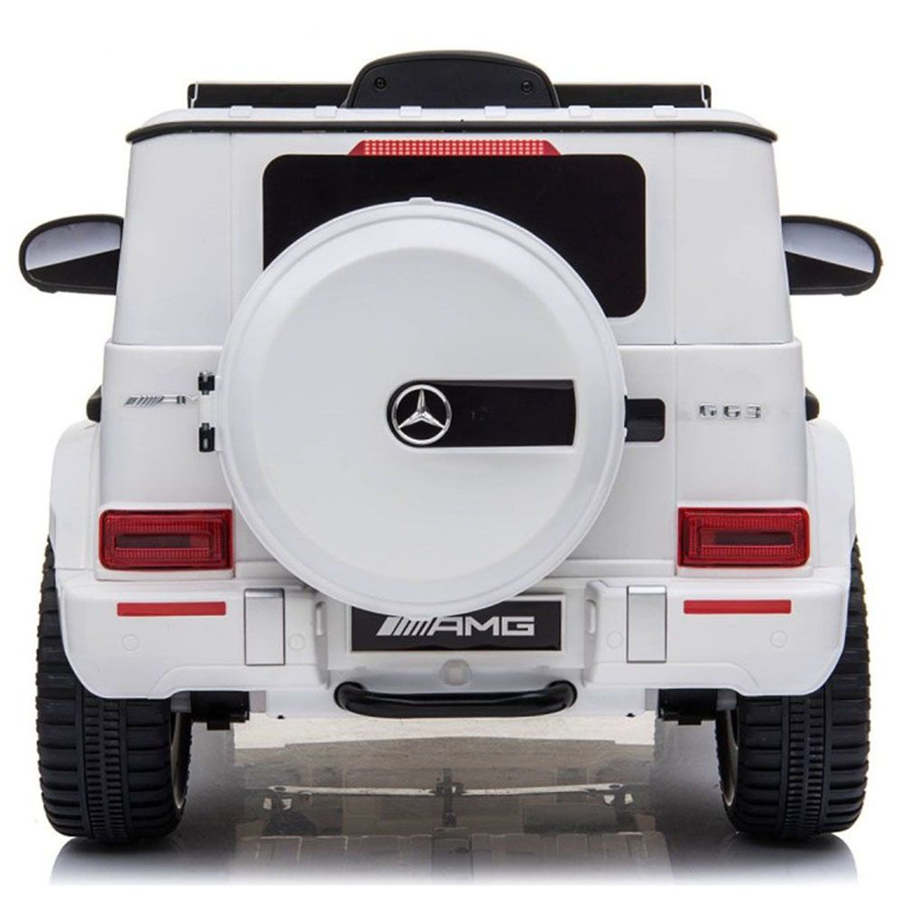 Mercedes - 12V Mercedes G63 Ride On Jeep - White 