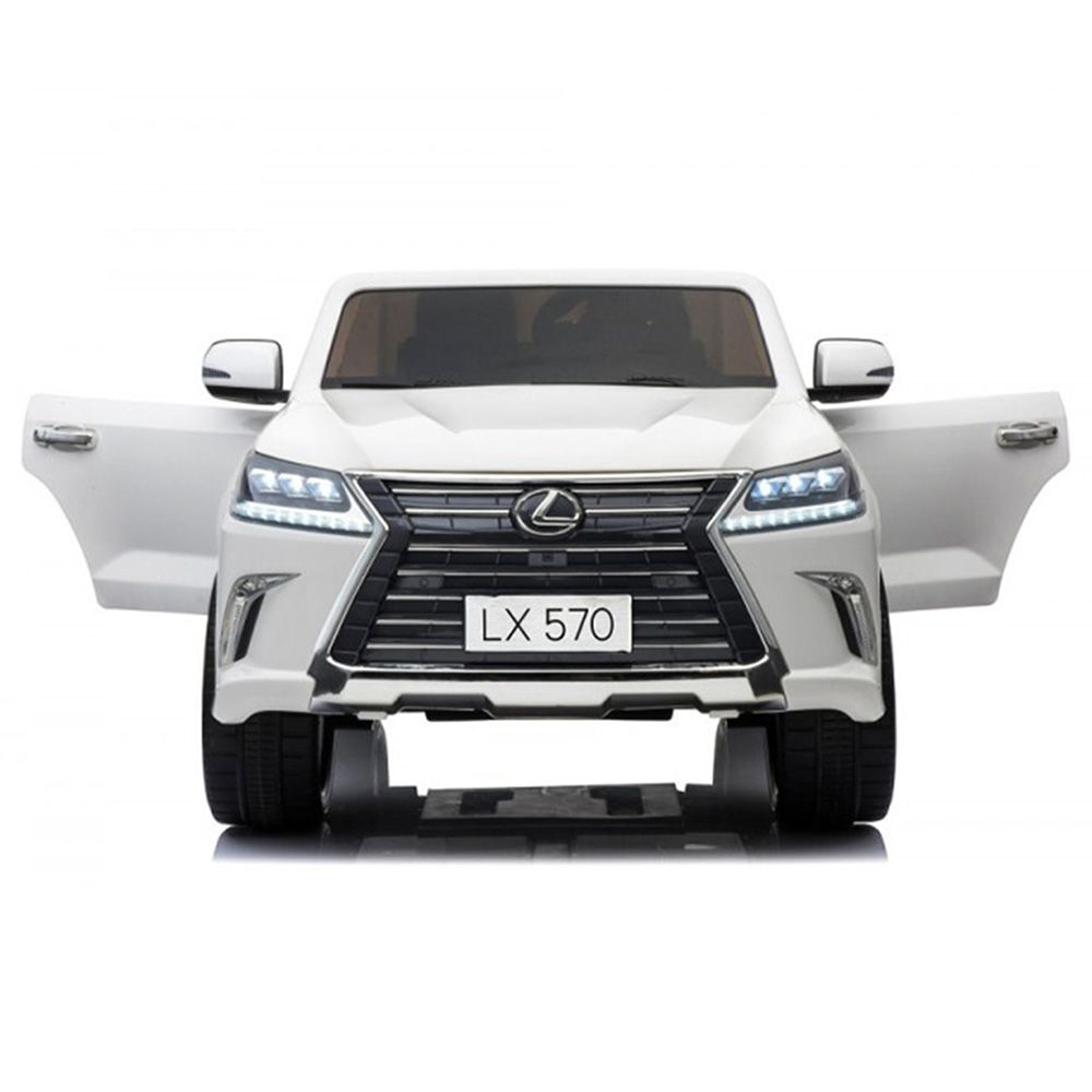 Lexus - 12V Electric Lx570 Ride On Car - White