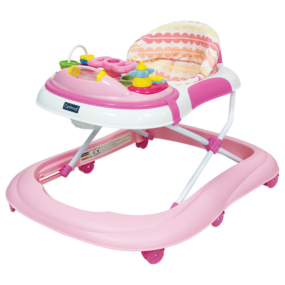 Optimal - Musical Baby Walker - Pink