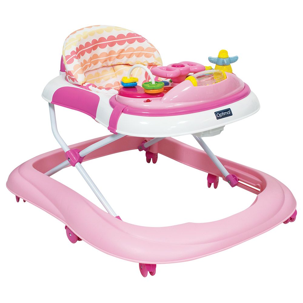 Optimal - Musical Baby Walker - Pink