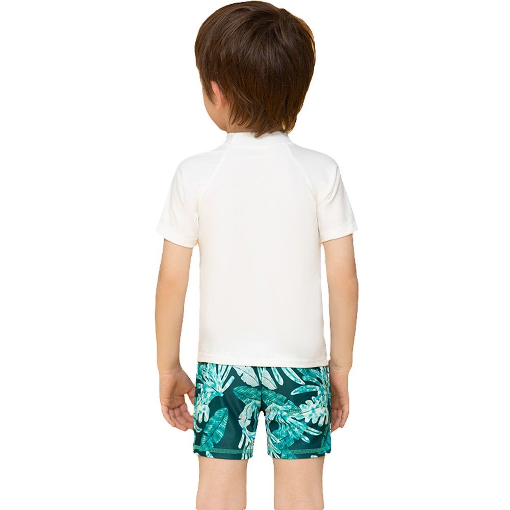 Sugar Rush - 2pc-Set - T-Shirt & Shorts Swimwear - White