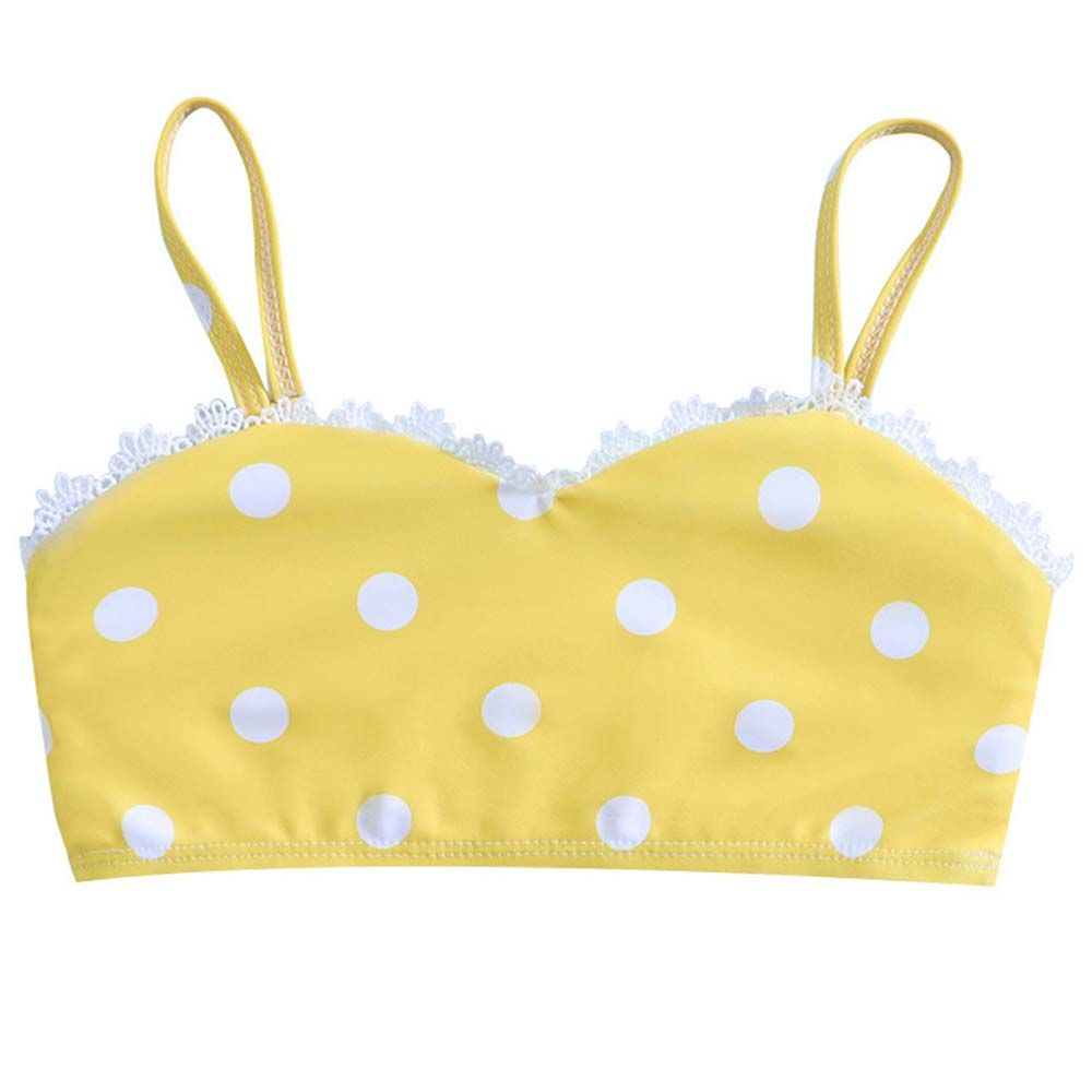 Sugar Rush - 2pc-Set - Square Neck Swimwear - Yellow