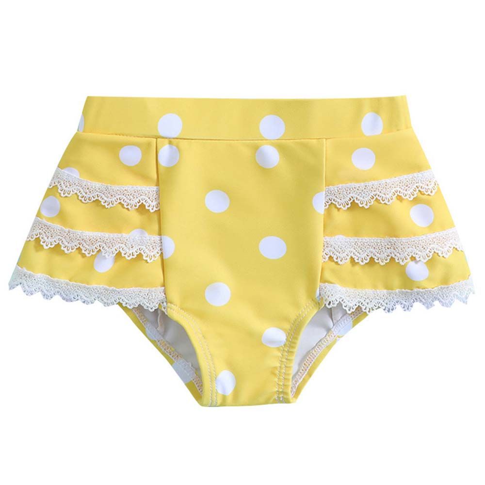 Sugar Rush - 2pc-Set - Square Neck Swimwear - Yellow