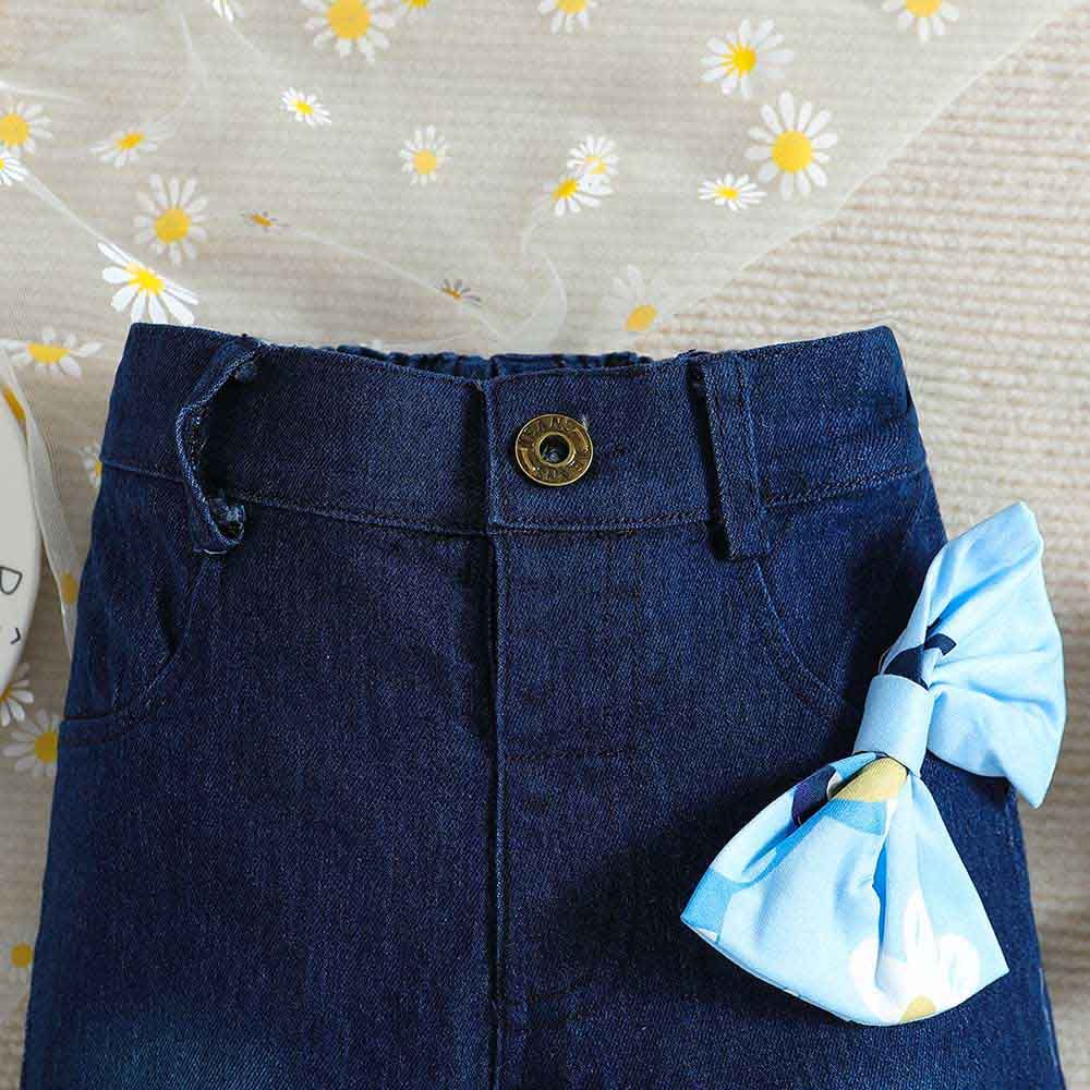 Sugar Rush - Appliqued Regular Jeans - Blue