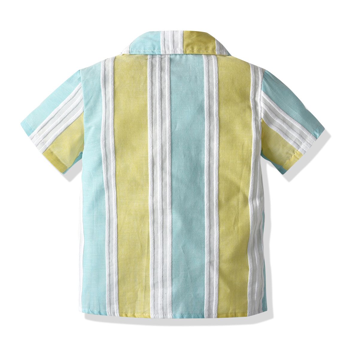 Sugar Rush - Stripe Shirt & White Suspender Short