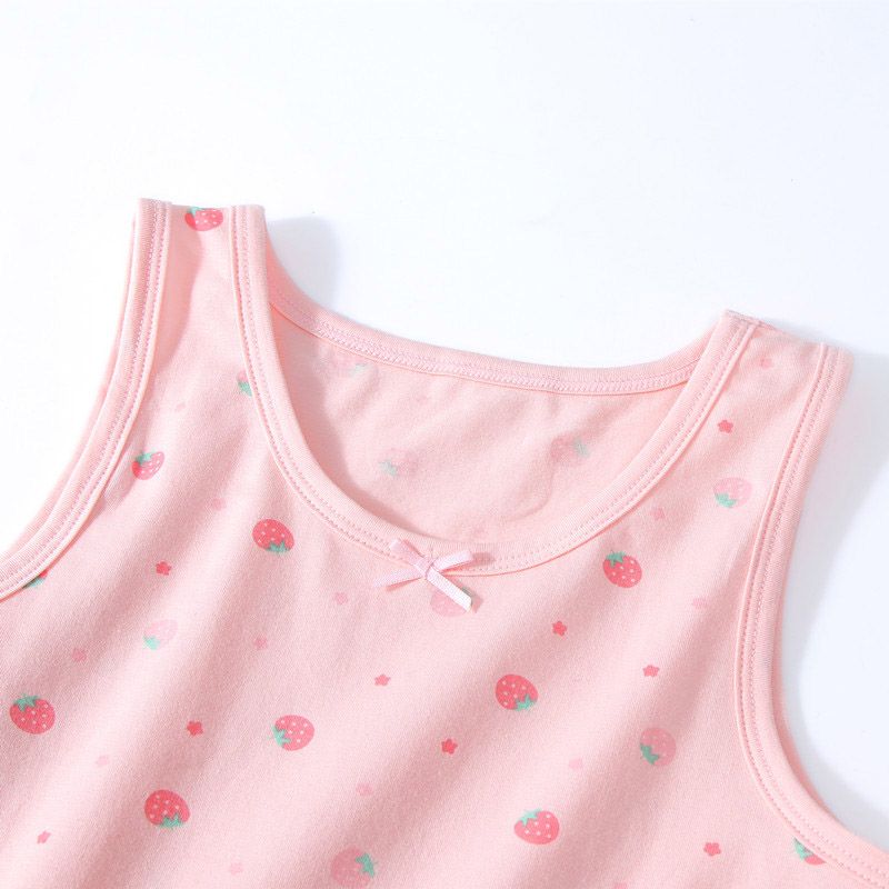 Sugar Rush - Strawberry Printed Vests Pack Of 3_2-9y