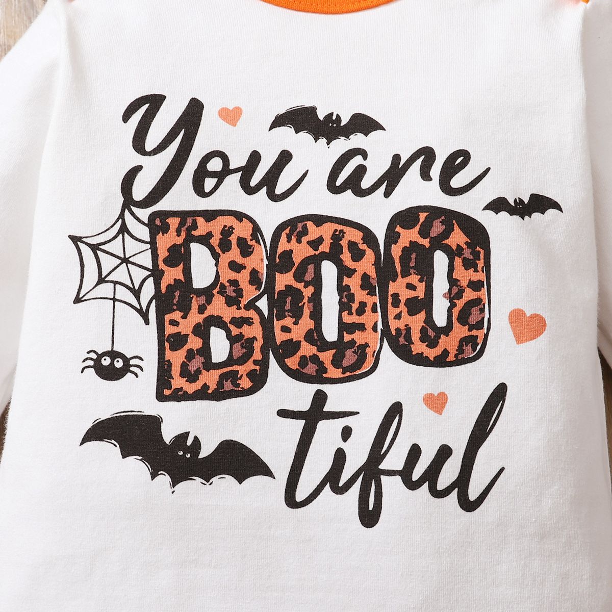 Spooky By Super Cute - Full Sleeves Bodysuit - White