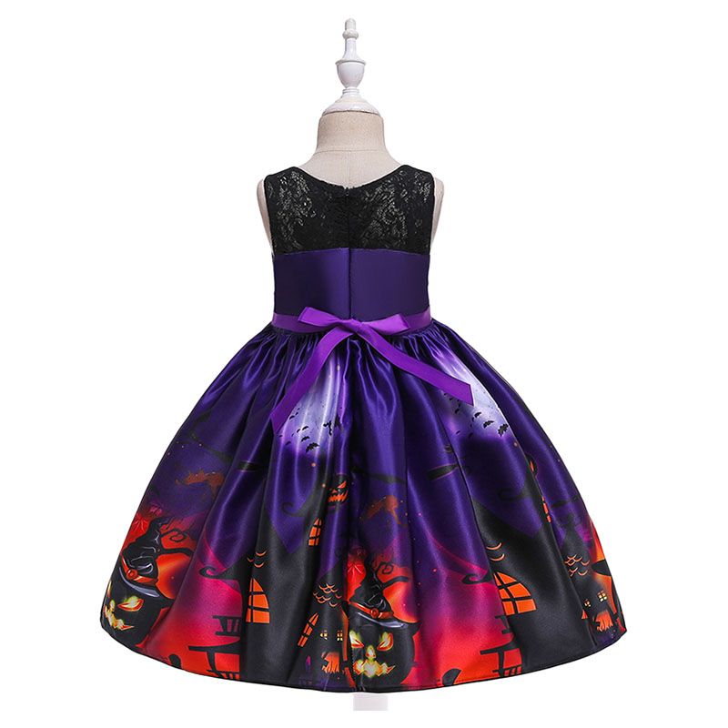 Super Cute - Jack-O'-Lantern Party Dress - Purple