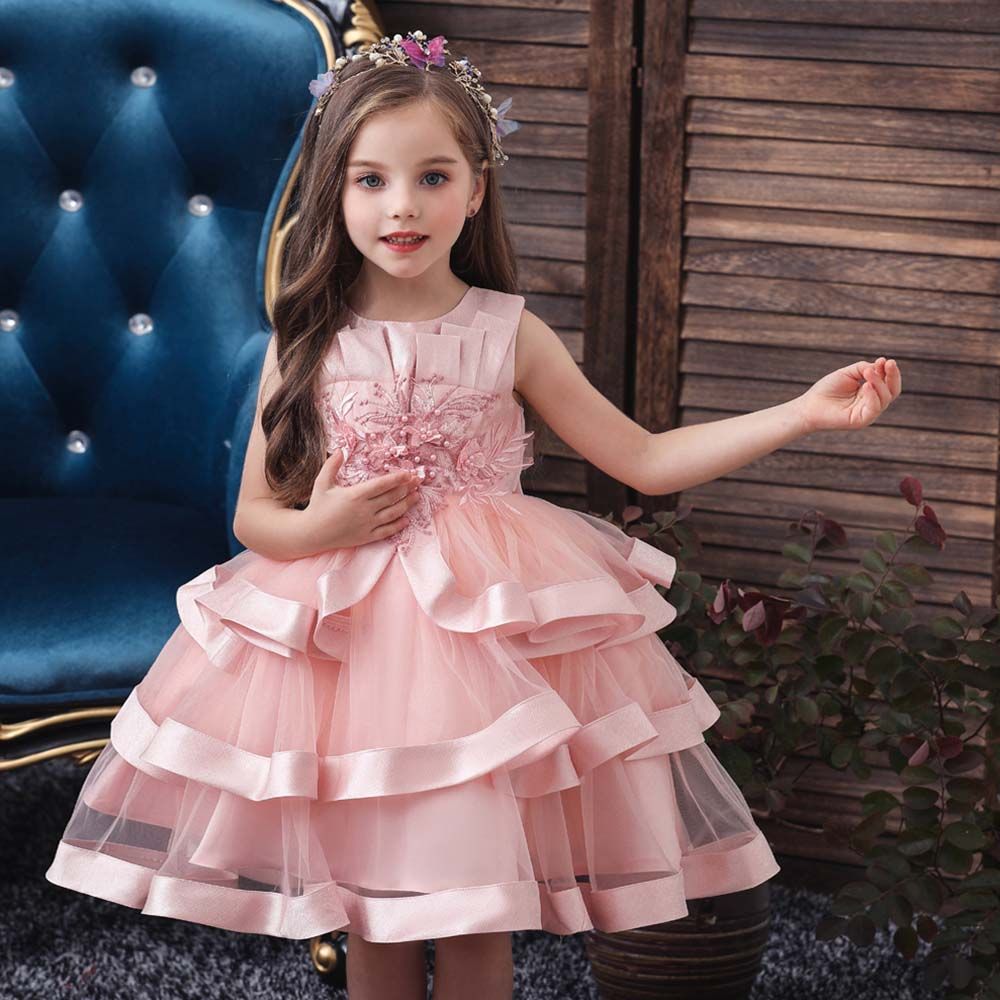 Super Cute - Sleeveless Party Dresses - Light Pink