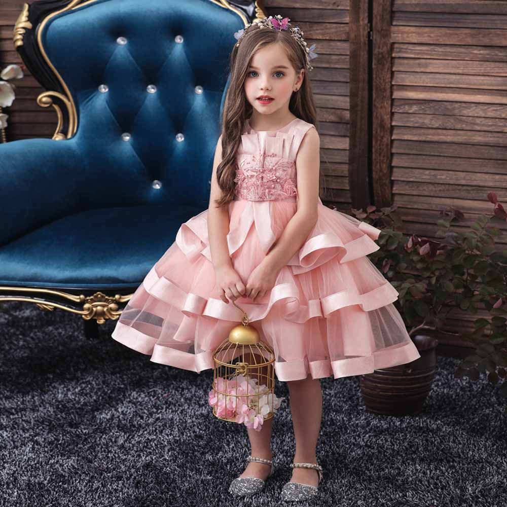 Super Cute - Sleeveless Party Dresses - Light Pink