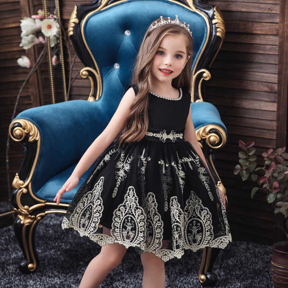 Super Cute - Sleeveless Party Dresses - Black 