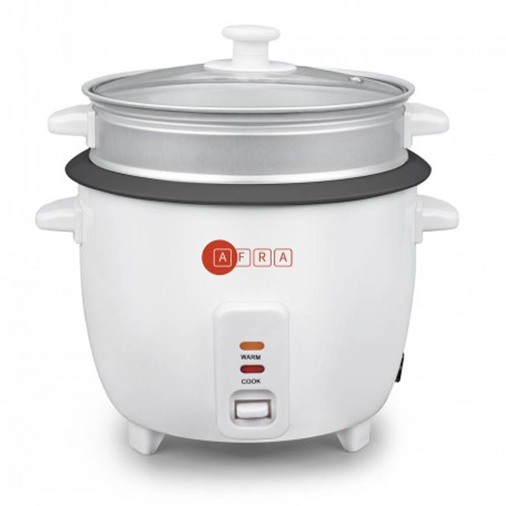 Afra - Japan Non-Stick Rice Cooker 1.0 L W/Inner Pot Glass Lid