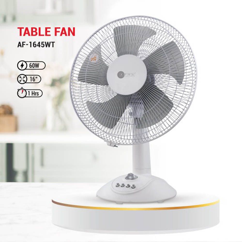 Afra - Japan Electric Table Fan 45W - White